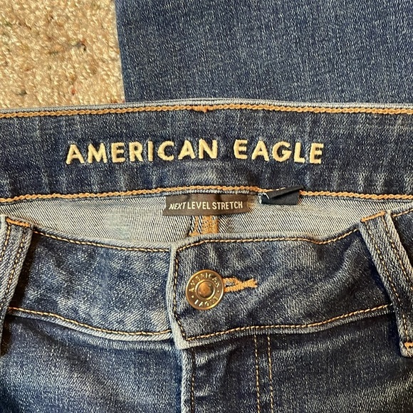 American Eagle Next Level Stretch Dark Wash Jean‎ Size 18 - Picture 2 of 9